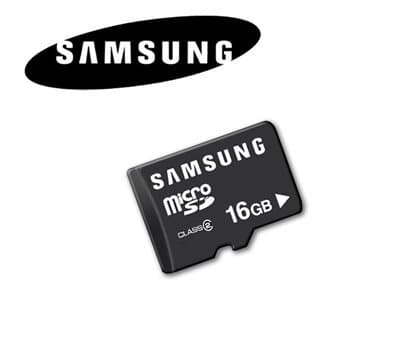 Samsung 16gb Micro SD HC Class 2 Memory Card
