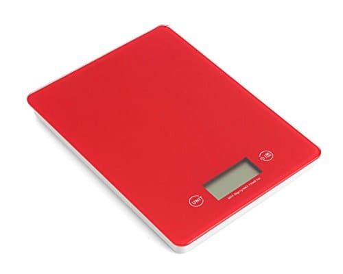 Zorpia Chefs Professional Digital Kitchen Scale (red)
