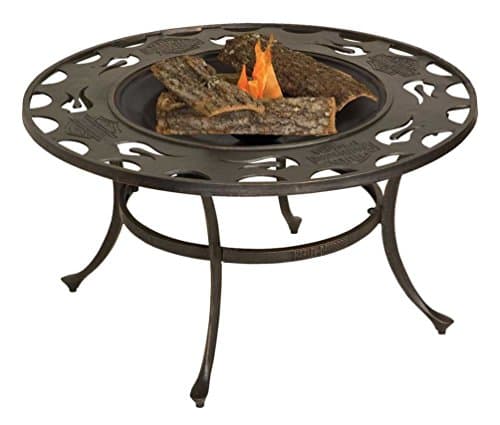 Harley-Davidson Bar & Shield Low Profile Fire Pit 24 in Cast Iron Bowl HDL-10058