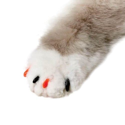 Soft Claws Safe Scratch-Free Solution for Cats - CLS (Cleat Lock System), Size: Medium, Color: Halloween (Orange & Black)