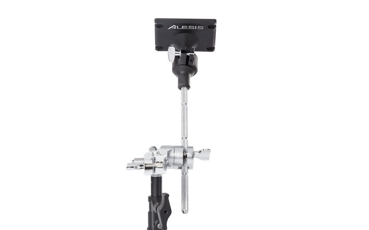 Alesis Sample Pad 4 + Multipad Clamp - Percussion/Sample Triggering Instrument with 4 Velocity Sensitive Pads & Mounting System With 15-Inch Boom Arm