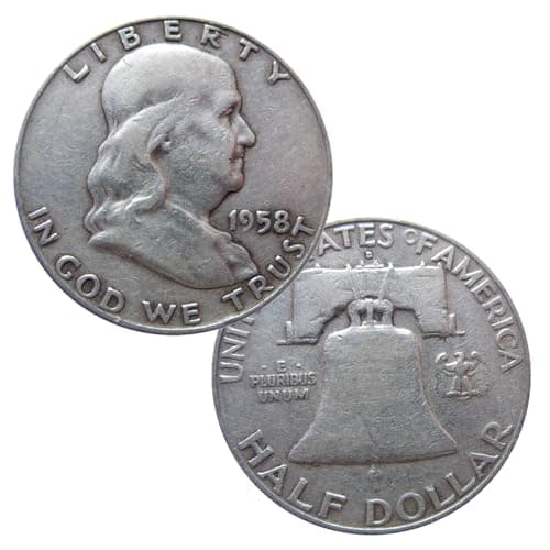 1 - Average Circulated Franklin Half Dollar Circulated