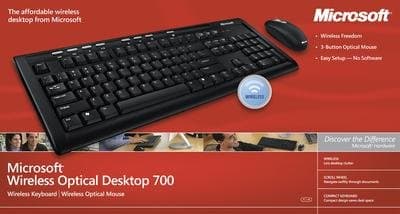 Microsoft Wireless Optical Desktop 700