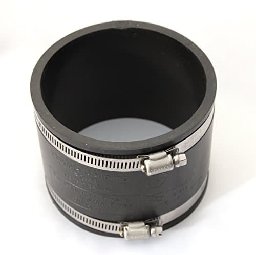 4" Rubber Coupling 110mm PVC Soil Drain Pipe Coupler -Same As Fernco Top Quality