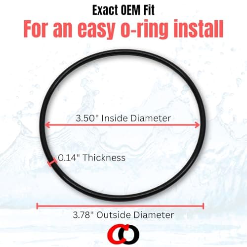 Captain O-Ring - Replacement 63597174C / 63597174P / AO-WH-STD-OR-2 / WP252235 Orings for 3M Aqua-Pure, AO Smith, Watts Filter Housings (3 Pack)