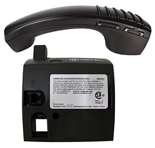 Mitel Cordless Handset and DECT Module Bundle, #50005711 | Mitel 5330e, 5340e and 5360e phones | Includes all accessories (Renewed)