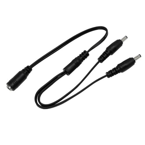 M7380 6 inch Interconnect Splitter Cable for Modular LED Under Cabinet Lighting (Black)