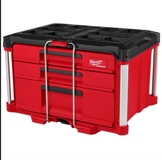 Packout 3 Drawer Multi-Deep Tool Organizer Box - 48-22-8447