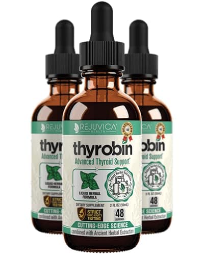 Thyrobin - Advanced Thyroid Support Supplement - Liquid Delivery for Better Absorption - Iodine, Stinging Nettle, Kelp, Astragalus, Ashwagandha & More!