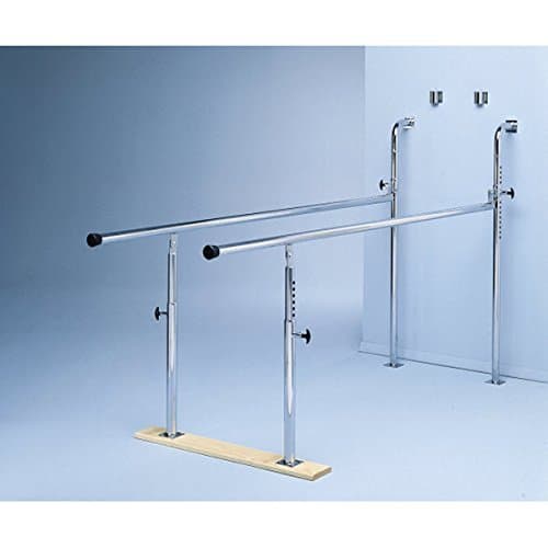 Folding Parallel Bars Wall Mounted, 7' Handrails