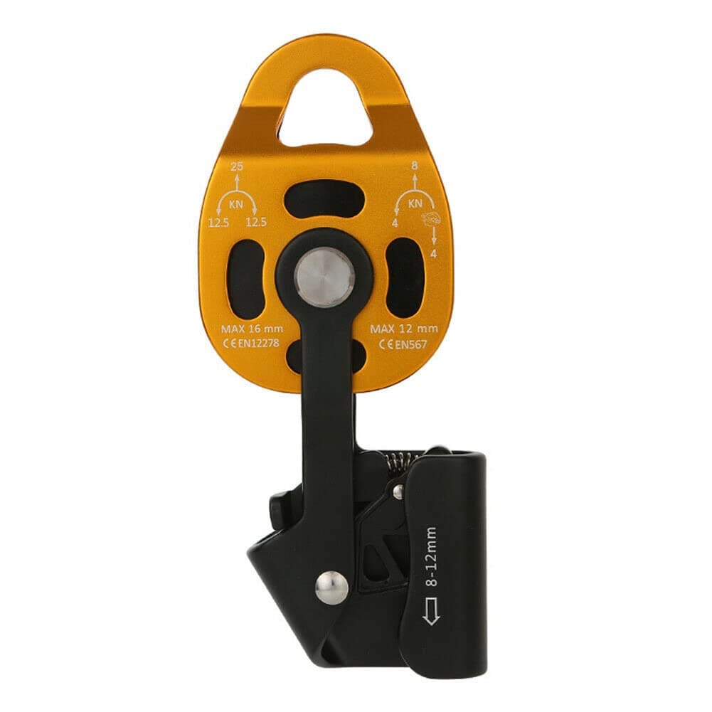 ansu Self-Locking Pulley Progress Capture Swing Side for Heavy Hauling Lifting System Pulley