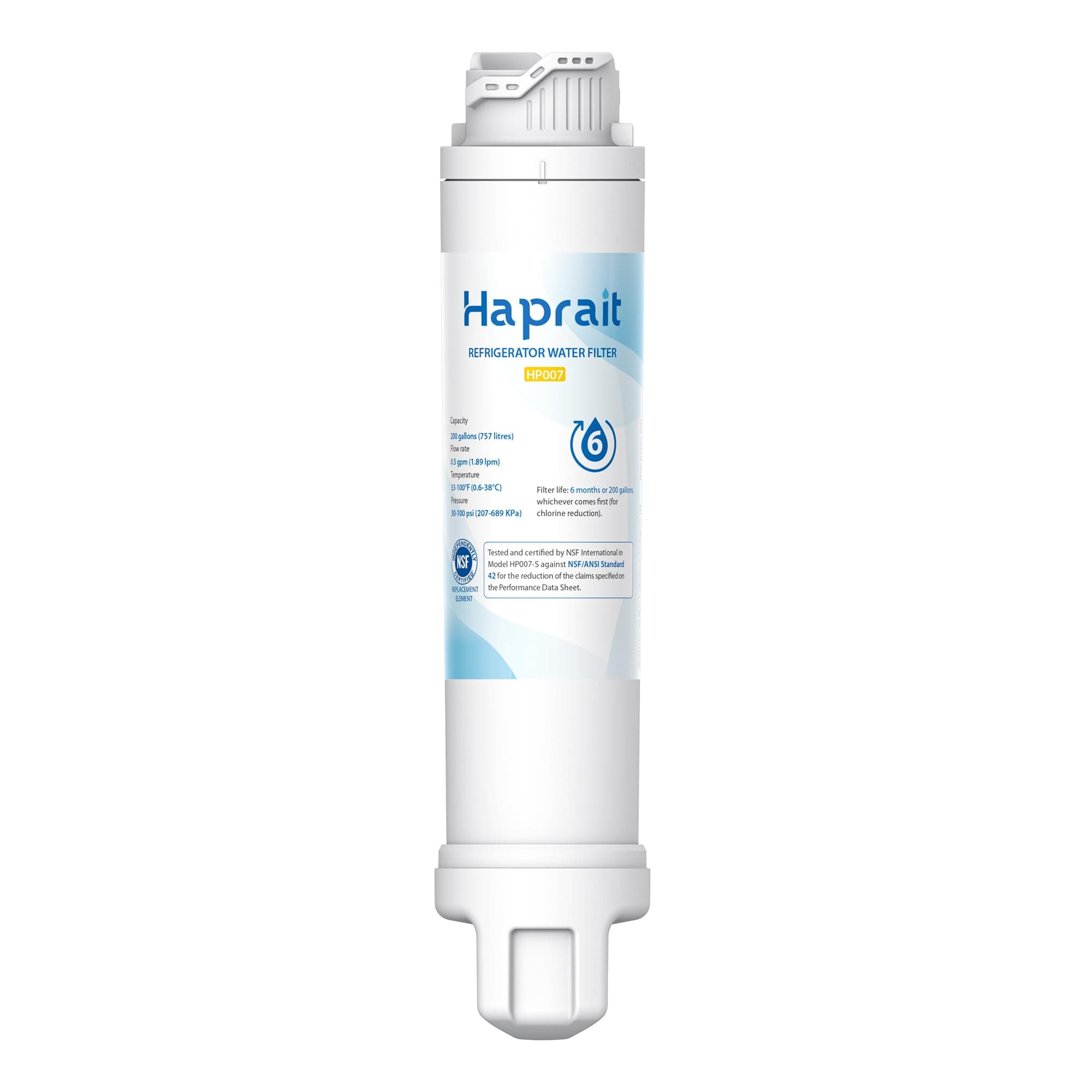 Haprait Replacement for ẸPTWFUO1, Pure Source Ultra II, Pure Source Ultra 2, EWF02 Refrigerator Water Filter, 1 PCS