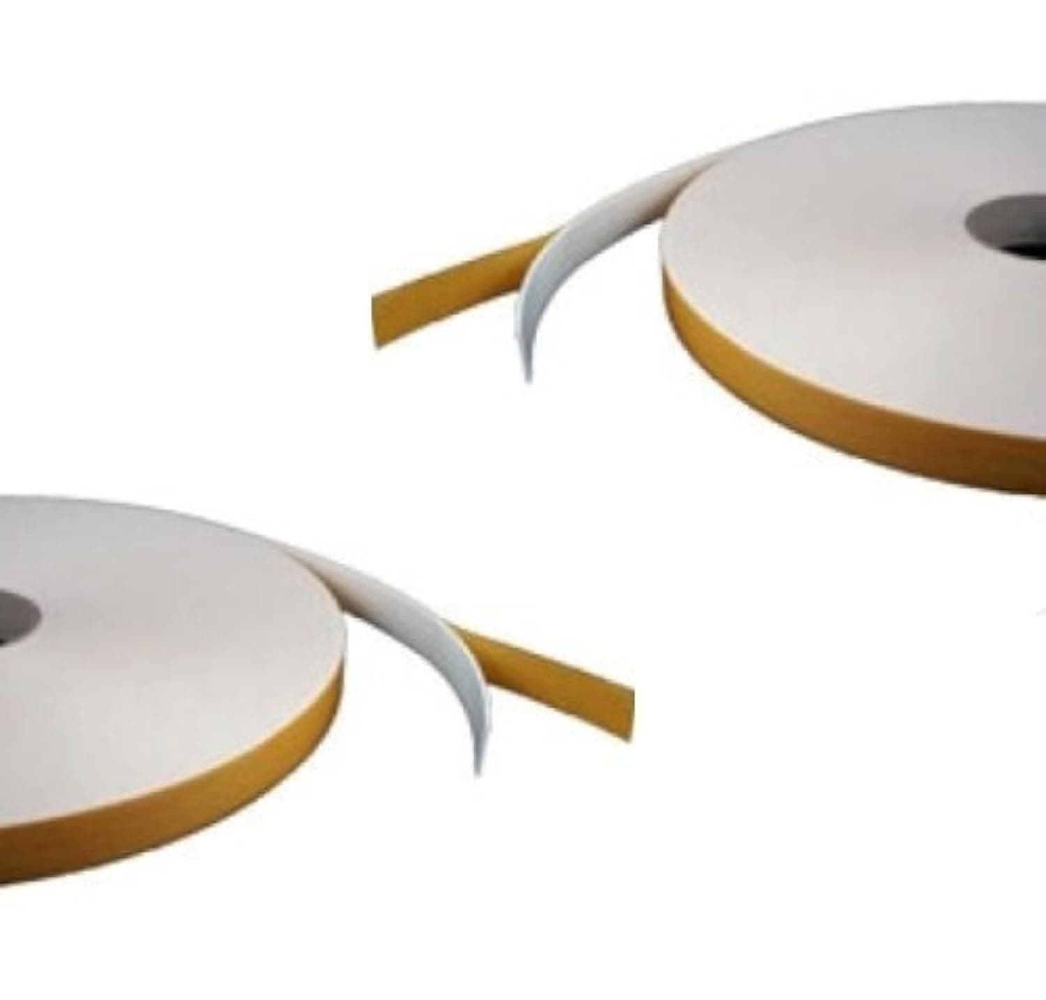 Double Sided Foam Tape - Heavy Duty Glazing Tape White - 2mm Thick x 10mm Thick x 25 Metres Long