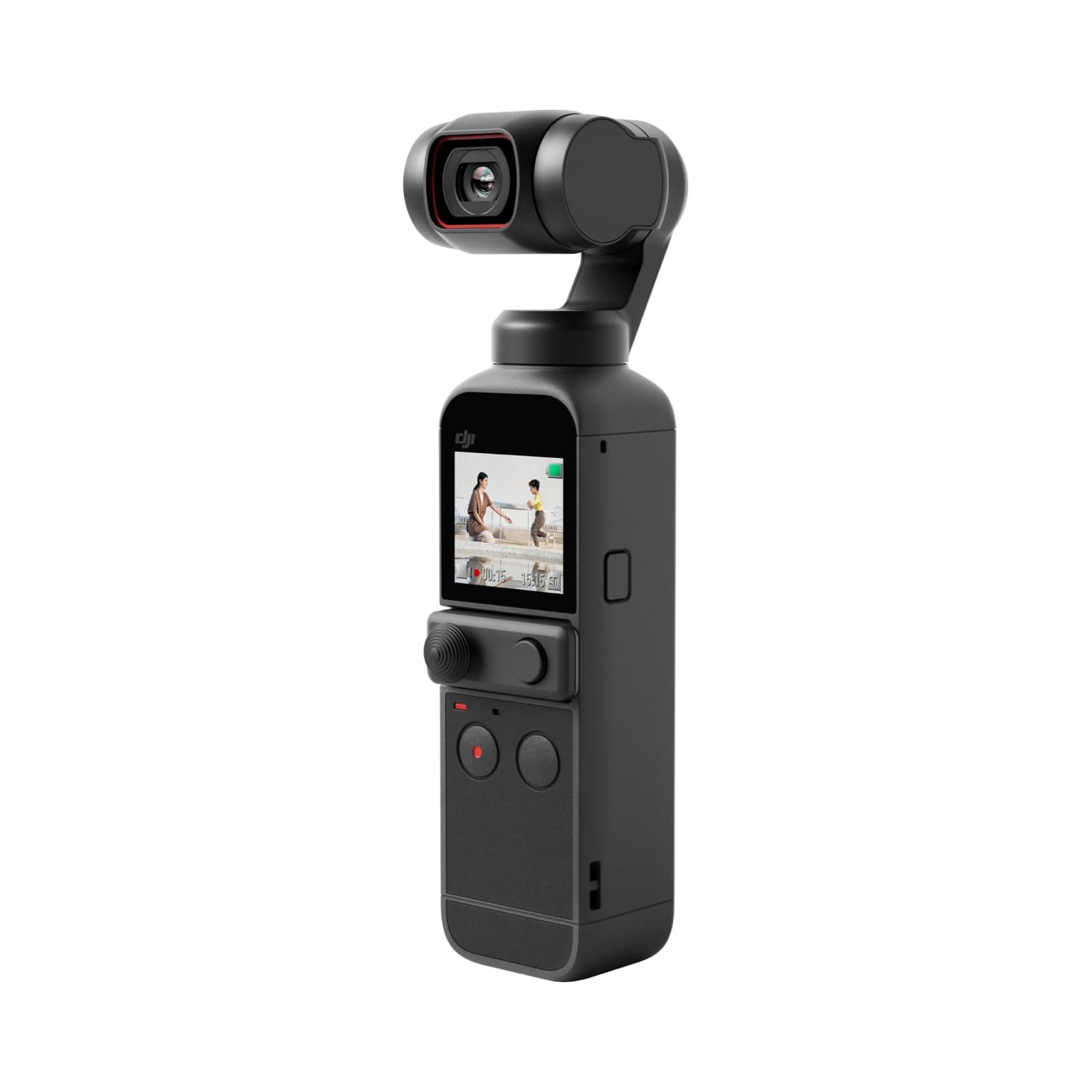 DJI Pocket 2 - Handheld 3-Axis Gimbal Stabilizer with 4K Camera, 1/1.7” CMOS, 64MP Photo, Pocket-Sized, ActiveTrack 3.0, Glamour Effects, YouTube TikTok Video Vlog, for Android and iPhone, Black