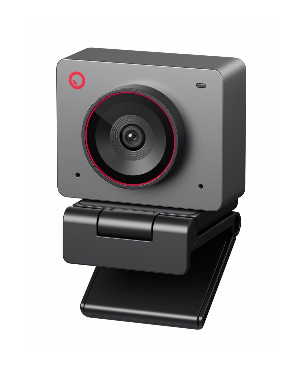 OBSBOT Meet 2-4K Webcam for PC with 1/2" Sensor, AI Framing & Autofocus, Beauty Mode, Lightweight, Gesture Control, HDR, Dual Microphone, 60 FPS, Web Cam for Streaming, Meeting, Gaming. (Space Grey)