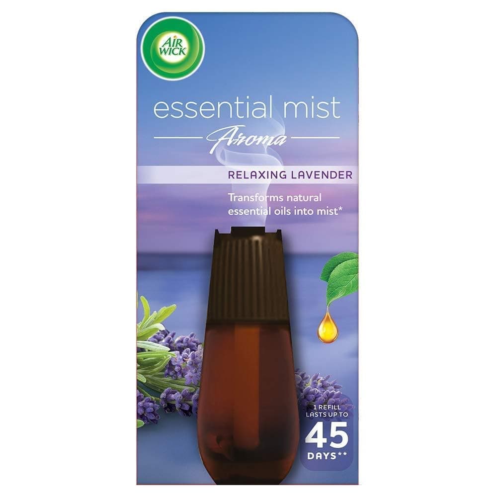 Air Wick Essential Mist Automatic Fragrance Mist Diffuser refill, Relaxing Lavender - 20 ml