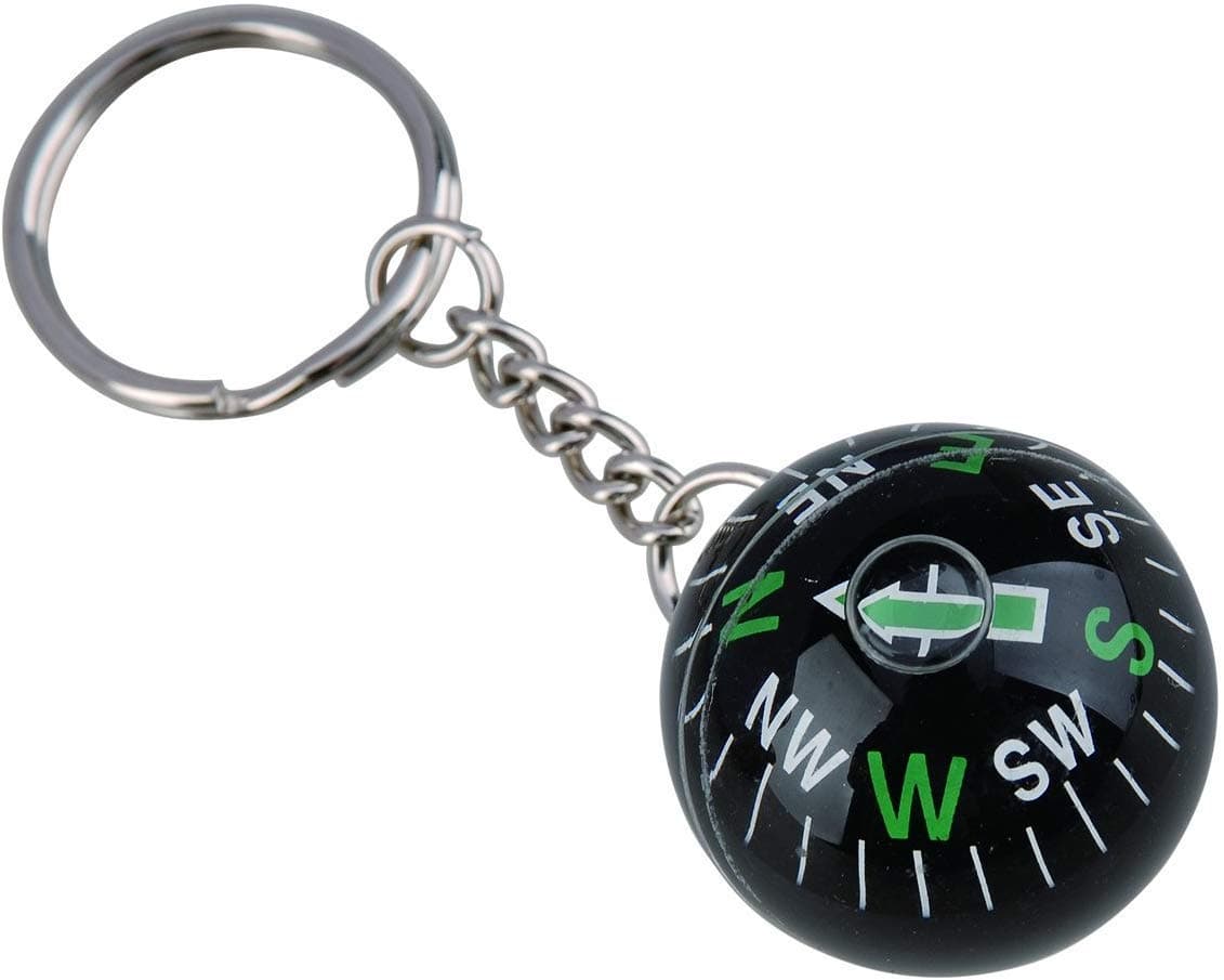 Munkees Ball Compass Keychain
