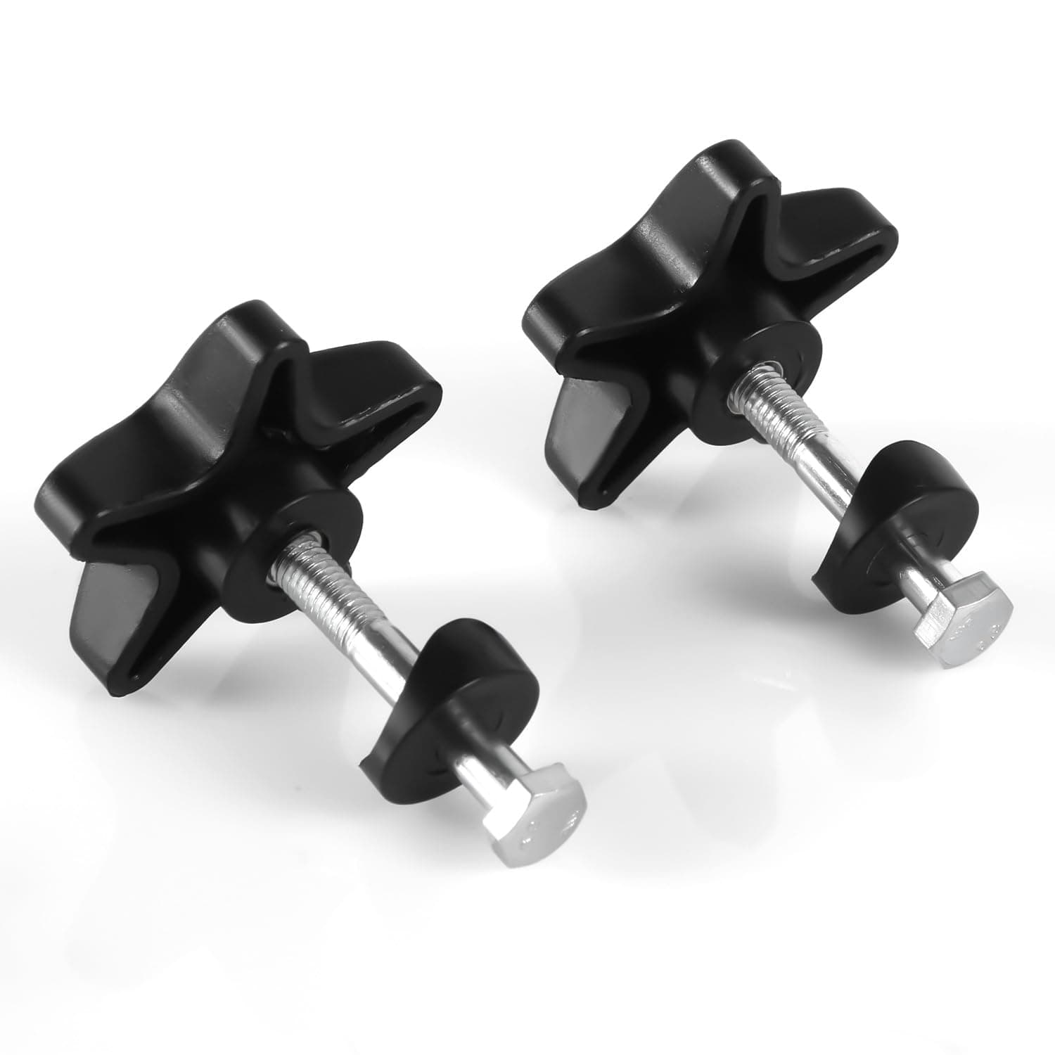 2 Sets Rollator Walker Replacement Knobs - Comfortable Accessories for Rollator (Black)