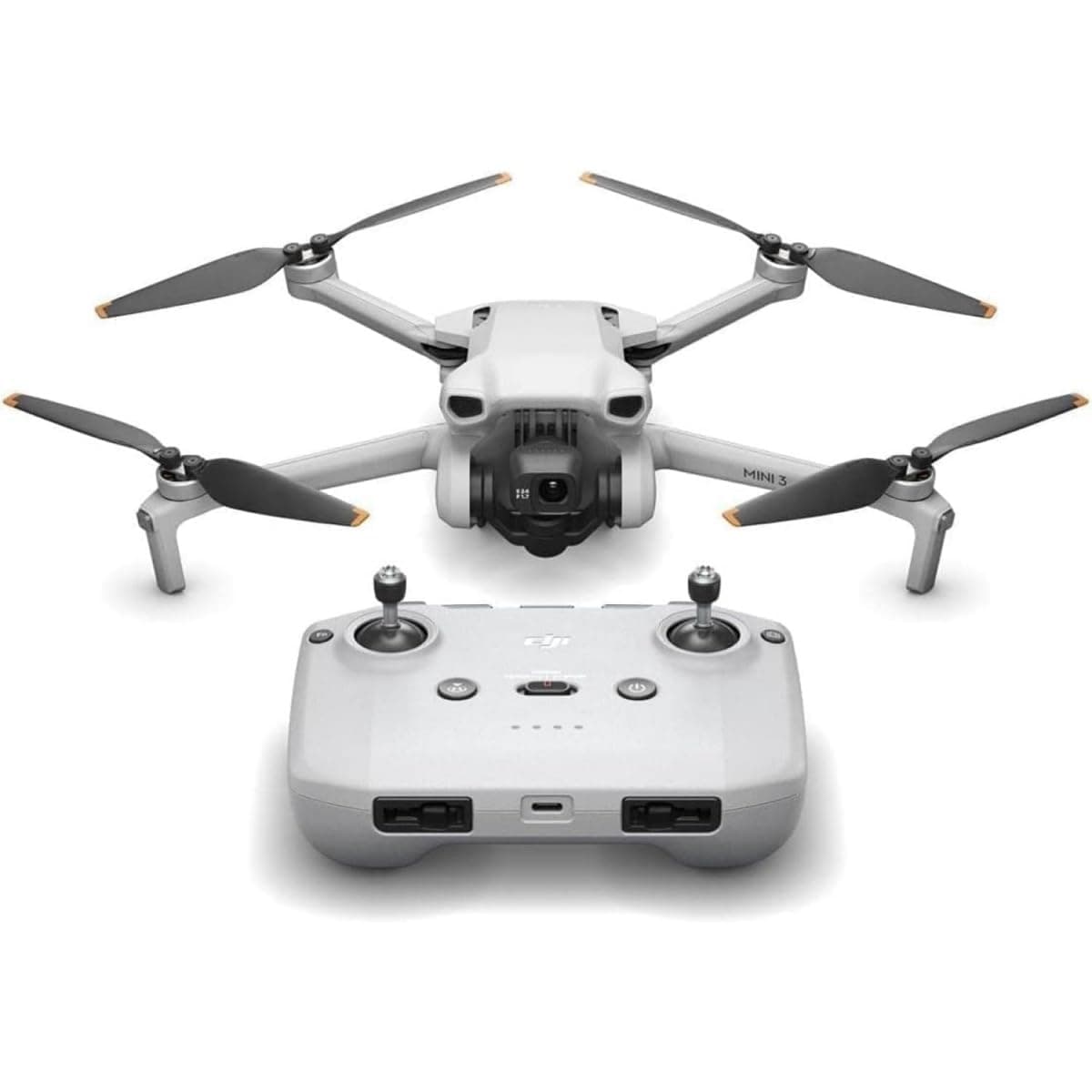 Mini 3 Drone, 4K HDR Camera, Foldable, 38-Min Flight Time, Vertical Recording, Remote Control, Grey, C0