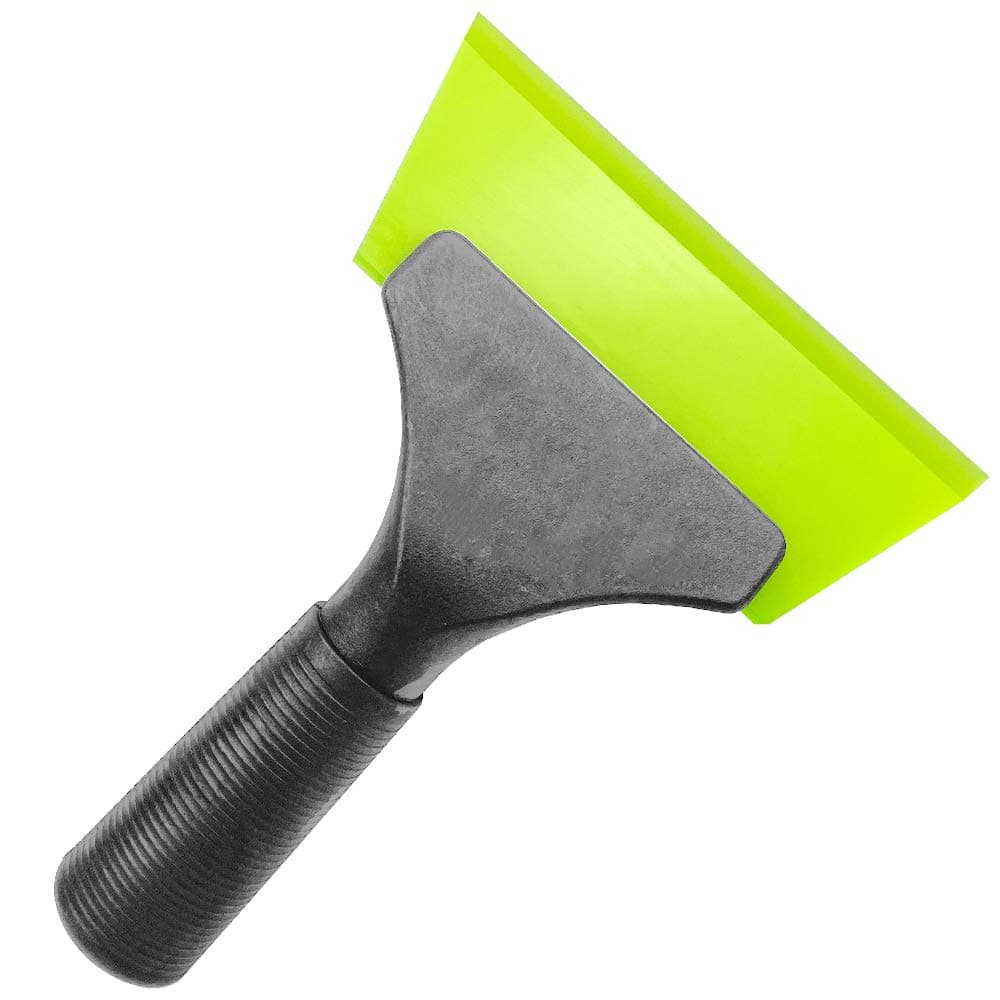 CARTINTS Miracle Scraper Rubber Squeegee Shower Squeegee Windshield Ice Scraper with Non-Slip Handle for Vinyl Wrapping, Window Tinting, Windshield Washing, Bathroom Door Cleaning(1 Pack, Green)