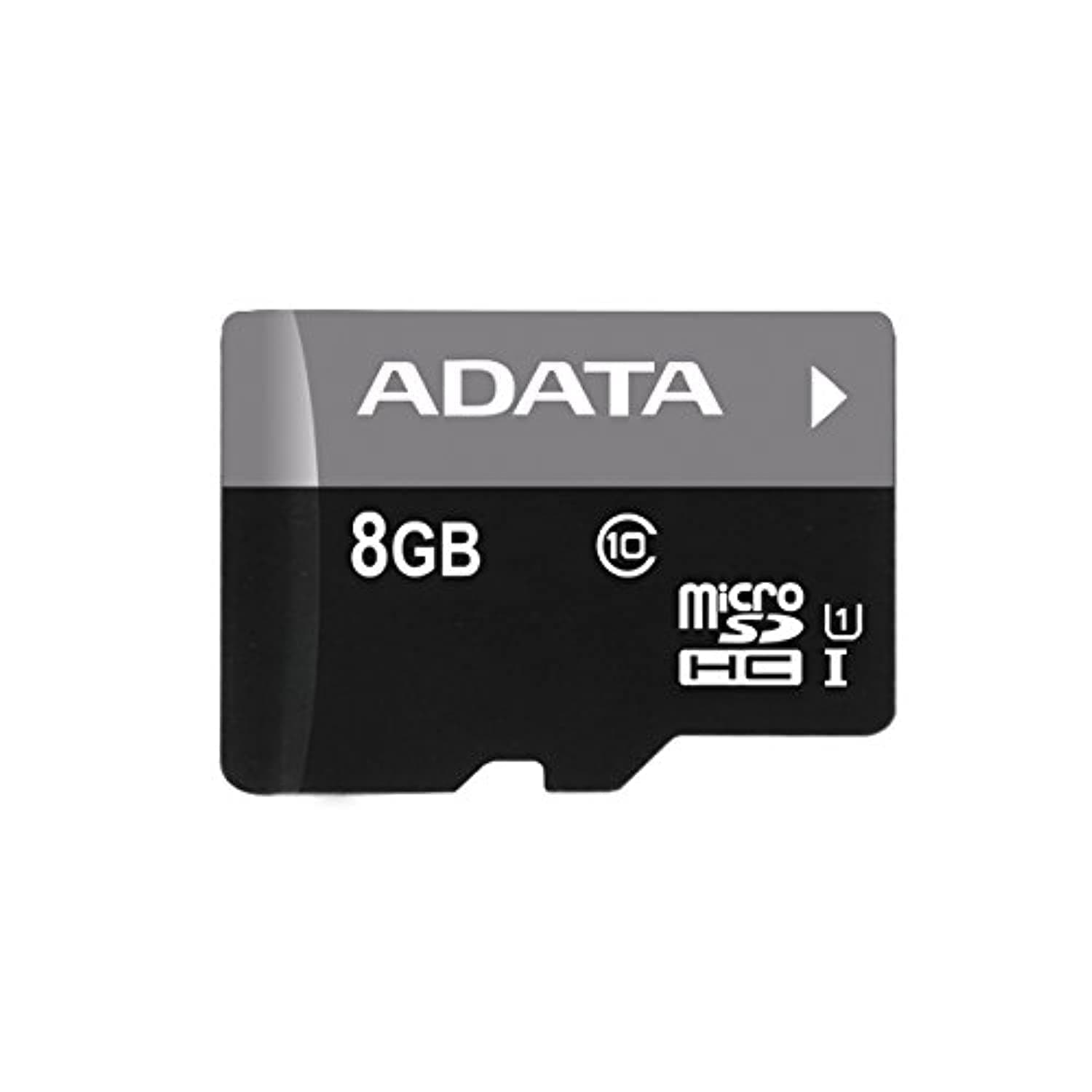 ADATA Premier 8GB microSDHC/SDXC UHS-I U1 Memory Card with Adapter (AUSDH8GUICL10-RA1)