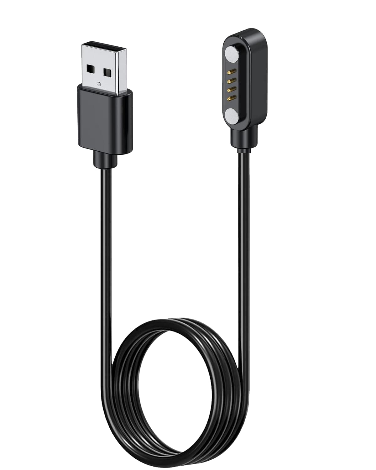 Charger Cable Compatible with PLAUD Note/Plaud Note Pro AI, 3.3FT 4 Pin Replacement Magnetic USB Charging Cable for PLAUD Note/pro Voice Recorder