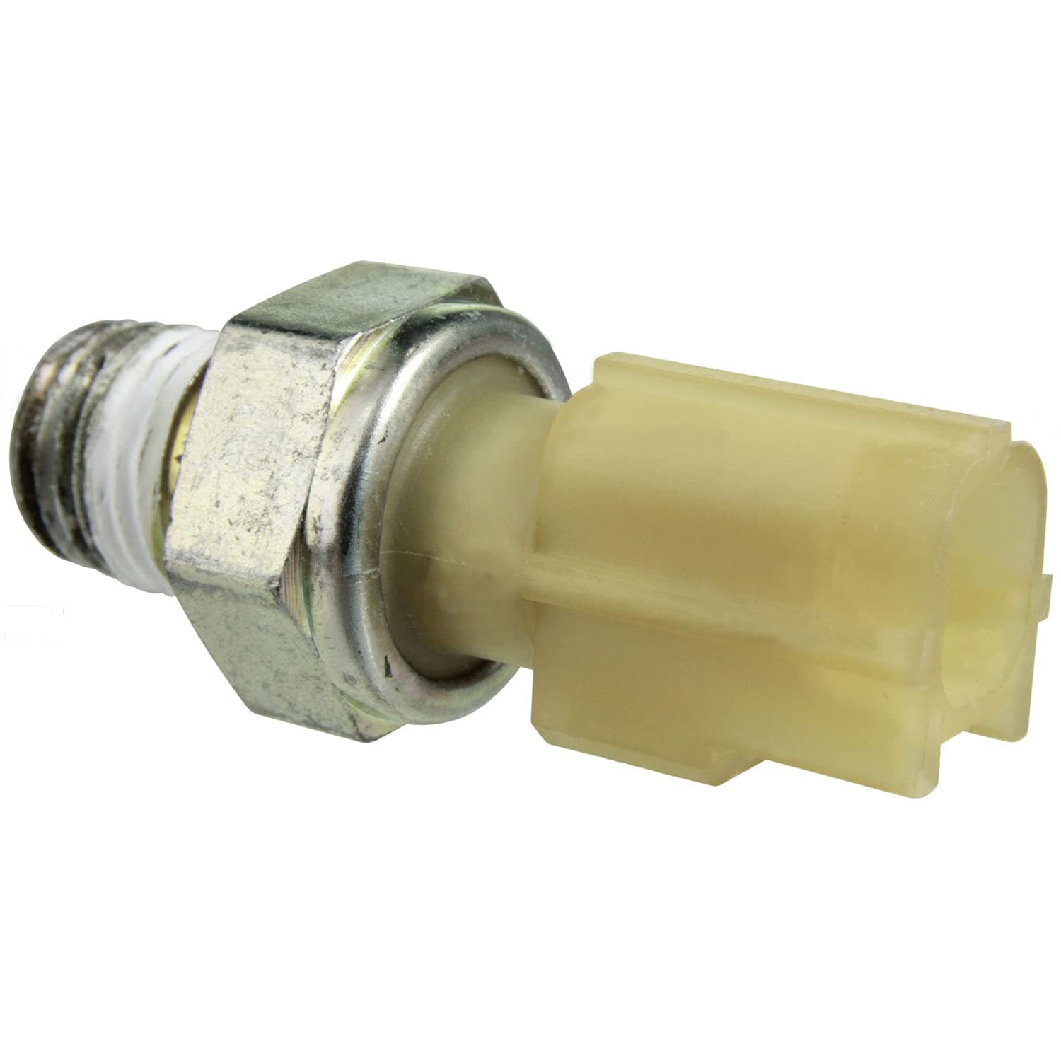 SCHNECKE Engine Oil Pressure Sensor/Sender/OPS, Mechanical Switch, Push Button Actuator, Automatic Operation, Yellow