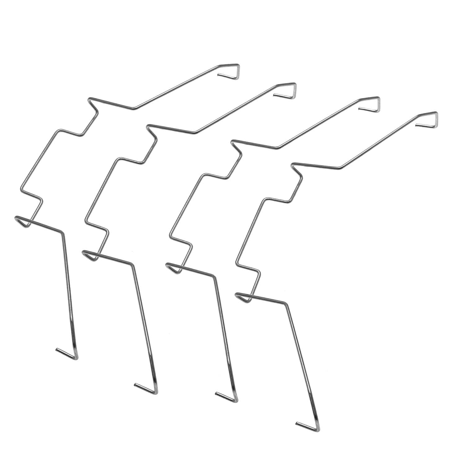 4pcs Computer Mainboard CPU Radiator Fan Fixing Clip Computer Cooling Accessories, 12CM Wire Buckle Upper Hook Type