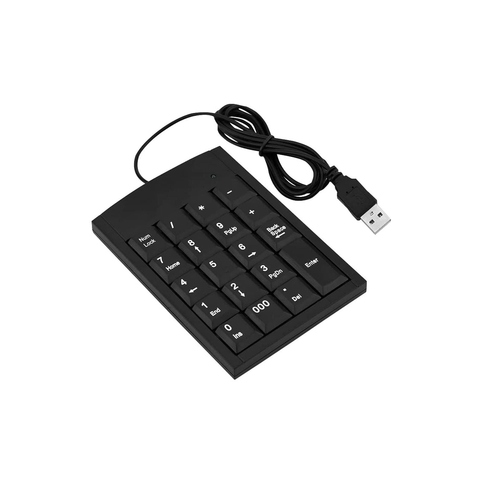 Number Pad Numeric Keypad, Portable Mini USB Numeric Keypad Number Keyboard for Laptop