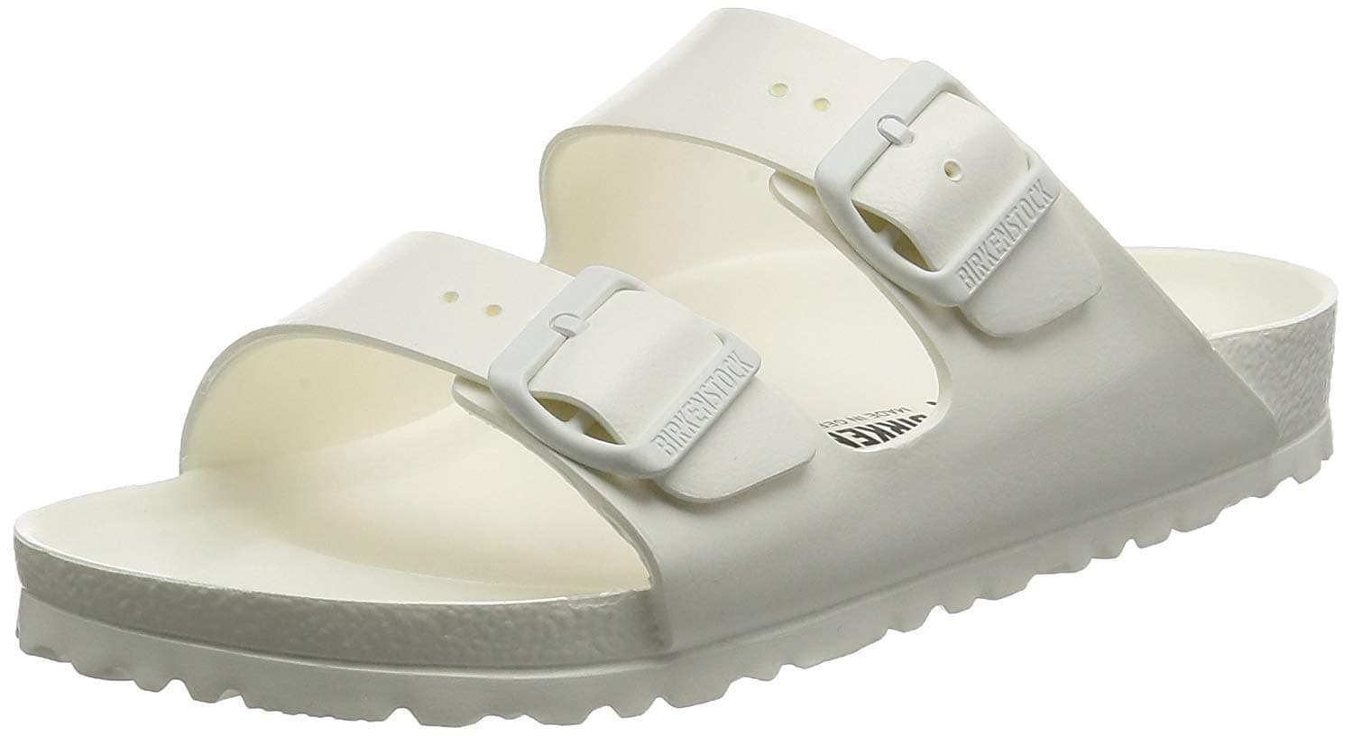 Birkenstock Women's Arizona EVA Sandals, White, 7-7.5 Medium US