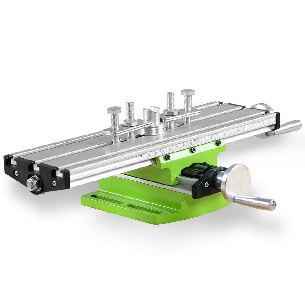 Compound Slide Table Multifunction Worktable Milling Working Table Milling Machine Compound Drilling Slide Table (Small (12.2"-3.55"))