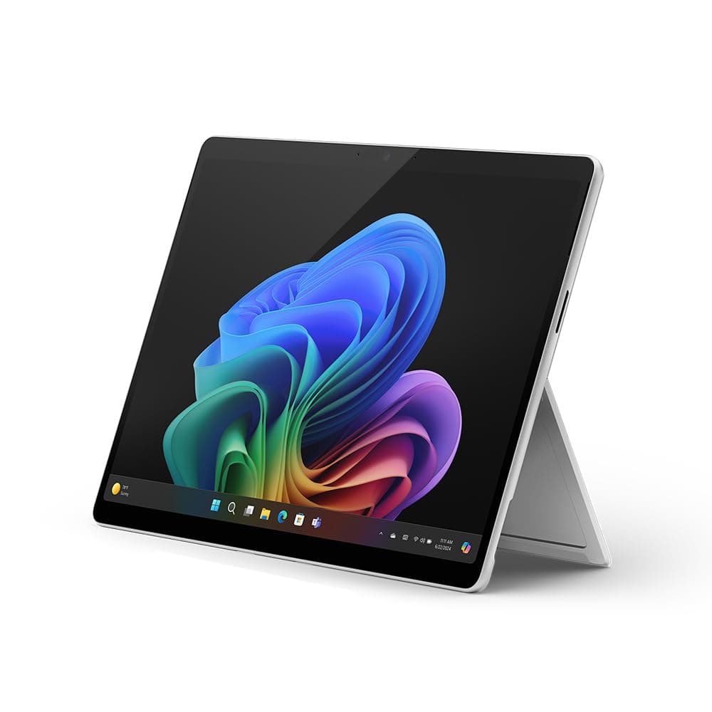 New Surface Pro (11th Edition) - Windows 11 Home Copilot + PC - 13” OLED PixelSense Touchscreen - Qualcomm Snapdragon X Elite (12 Core) - 32GB RAM - 1TB SSD - Platinum - ZID-00014