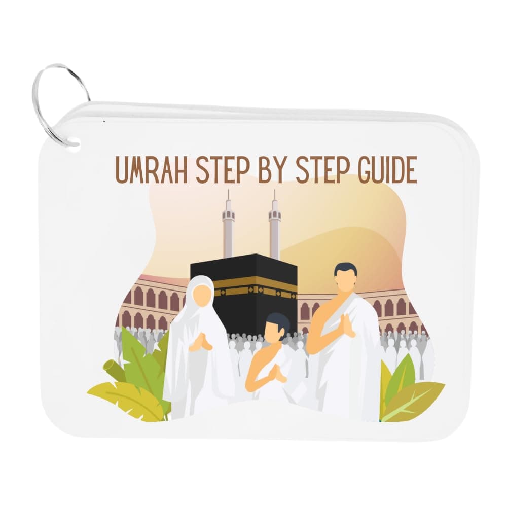 Generic Umrah Dua Cards, Step-by-Step Guide, Flash Cards, Religious, Educational Objective: Religious Knowledge, Prayer Recitation, Age Range: Children, Adults, Teen, Style: Informative, Practical