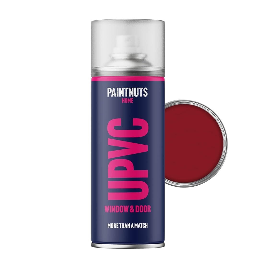 Paintnuts uPVC Window & Door Paint - RAL-3003 - RUBY RED Gloss 400ml Spray Can
