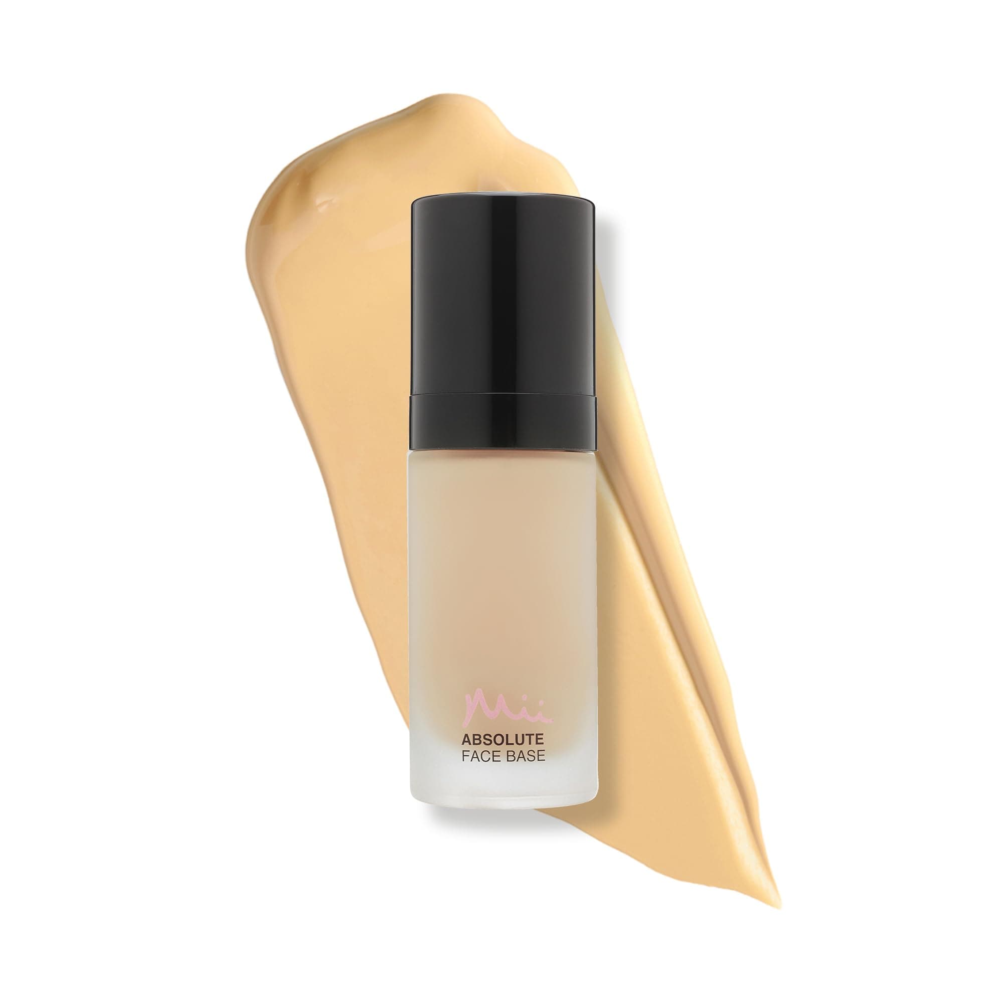 Mii Cosmetics Absolute Face Base, Full Coverage Foundation, Radiant Matte Finish, Feather Light Hydrating Formula, Vegan and Cruelty Free, Utterly Fresh 01