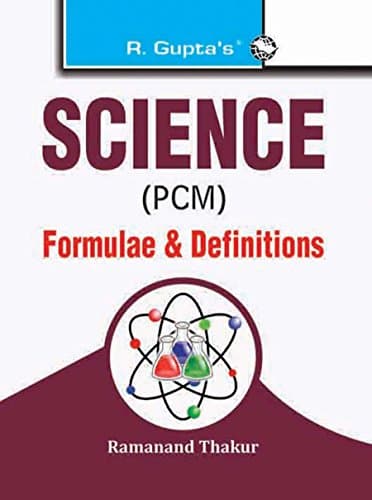 Science (PCM) Formulae & Definitions (Pocket Book)