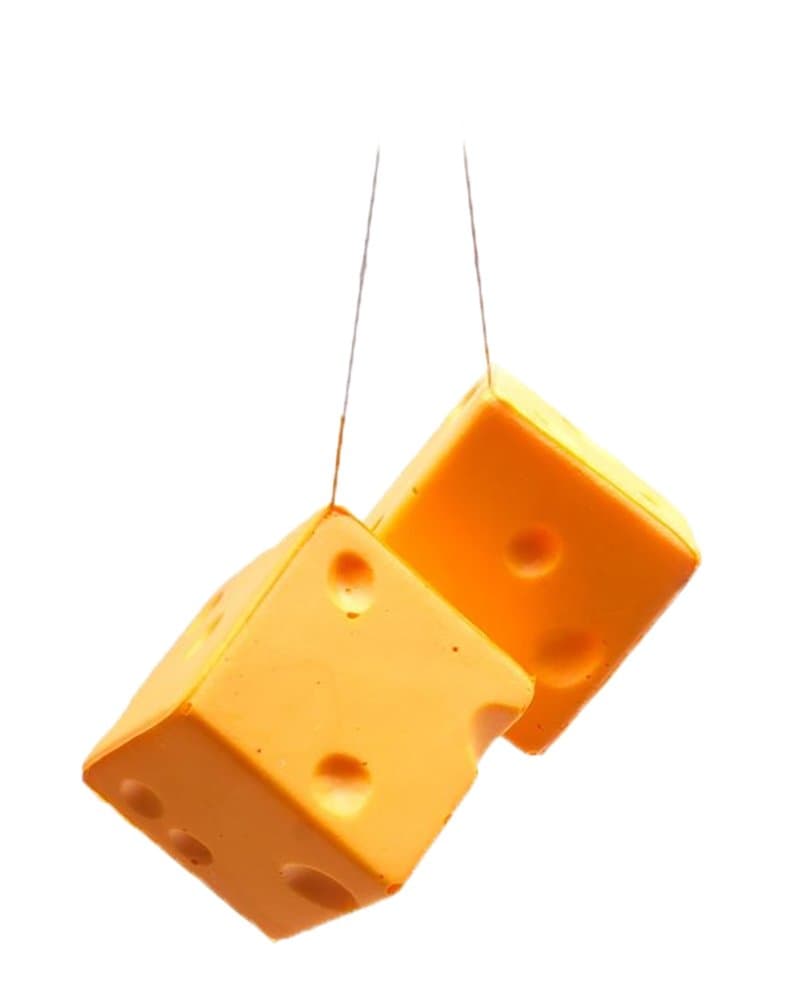 Cheesehead Hanging Dice