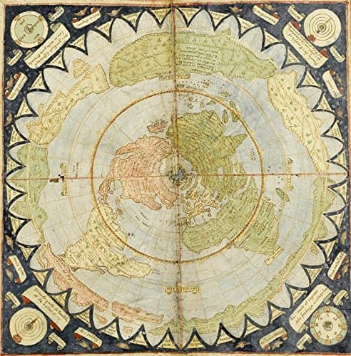 Flat Earth Map Circa 1589: MAP
