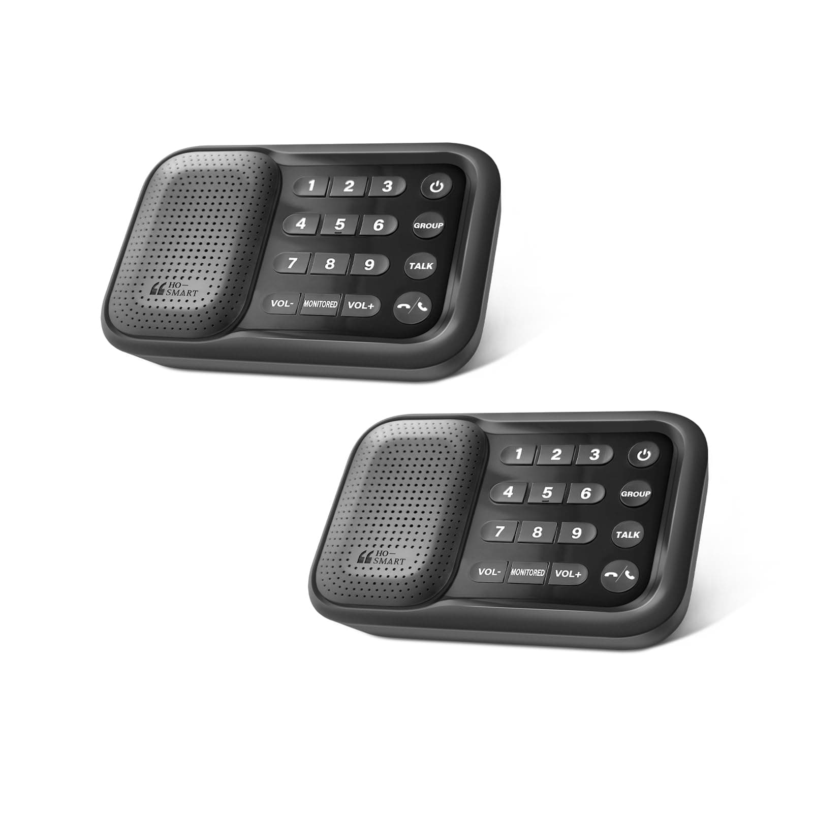 Intercoms Wireless for Home, 2024 Upgraded Full Duplex Wireless Intercom System for Home Use, Battery Powered Intercom 1500 Feet Range Portable Home Intercom for Business