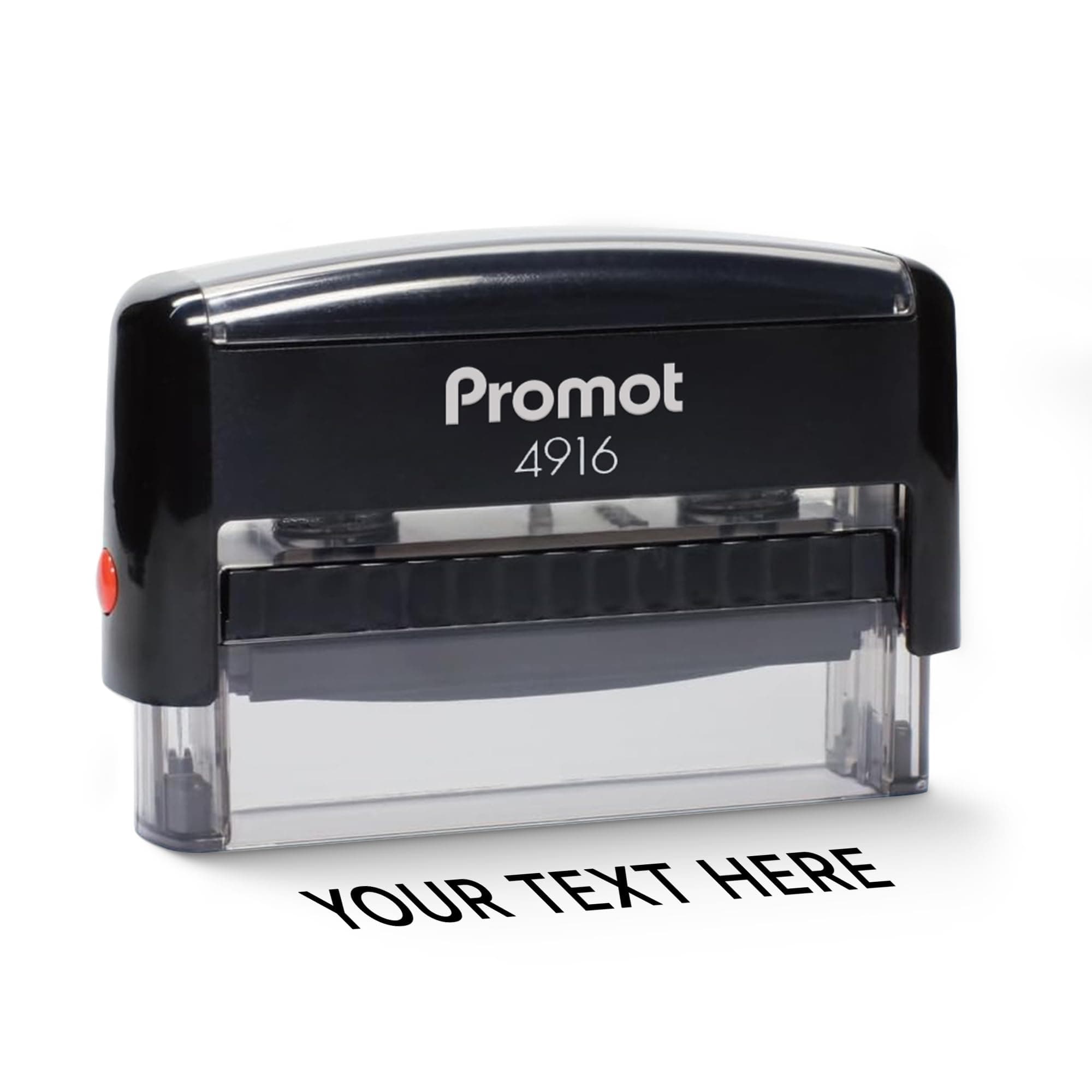 Self Inking 1 Long Line Custom Stamp - Personalized Name Stamp for Office, Teacher, Address & Business Label Stamp - Choose Font, Ink Color, Pad, for Personal & Professional Use