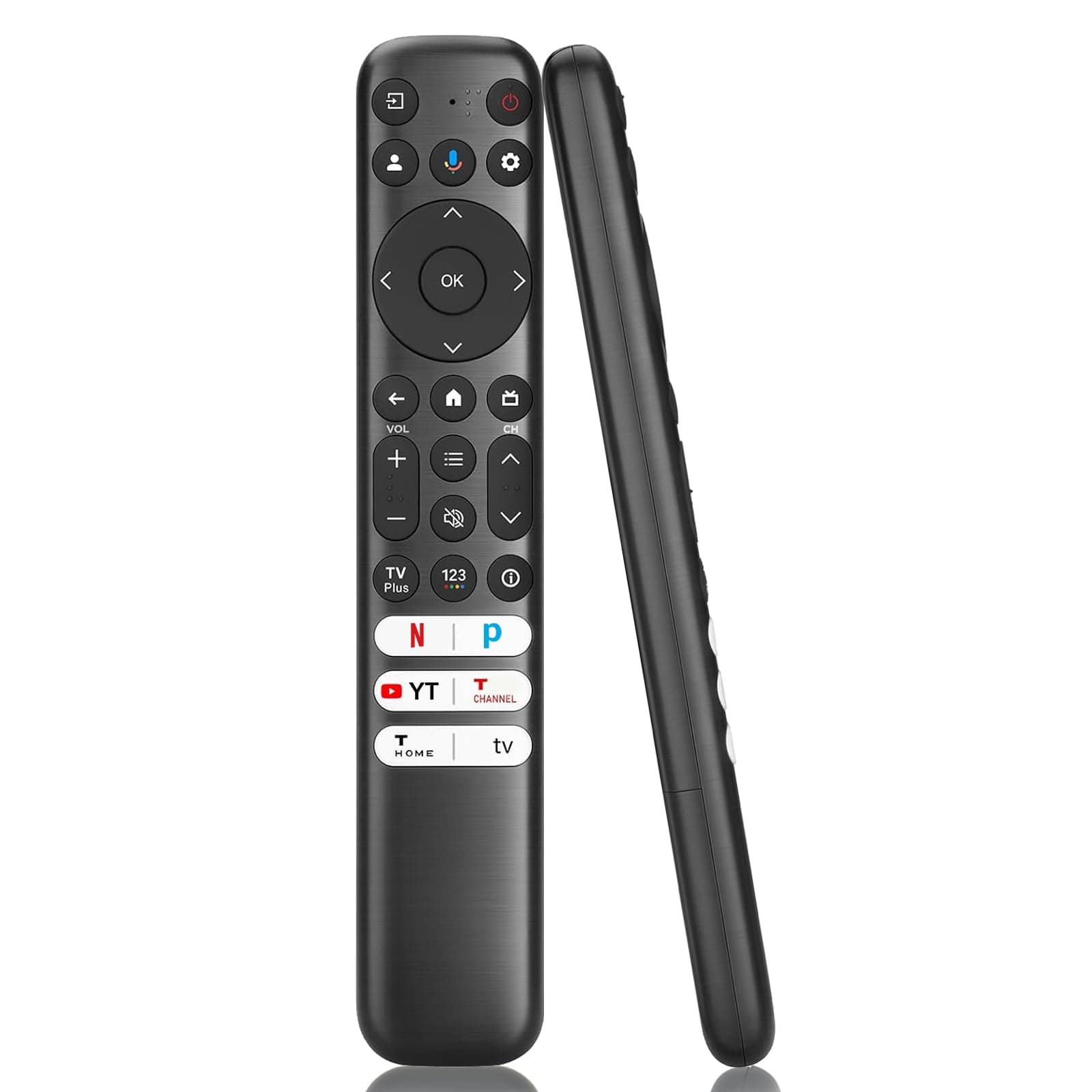 Replacement TCL TV Remote Control for Smart TVs LED LCD Smart TV, TCL Remote Control RC813 Compatible with Q6/Q7/QM8/S3/S4 Series with Netflix, YouTube, and more 6 Buttons (No Voice Control)