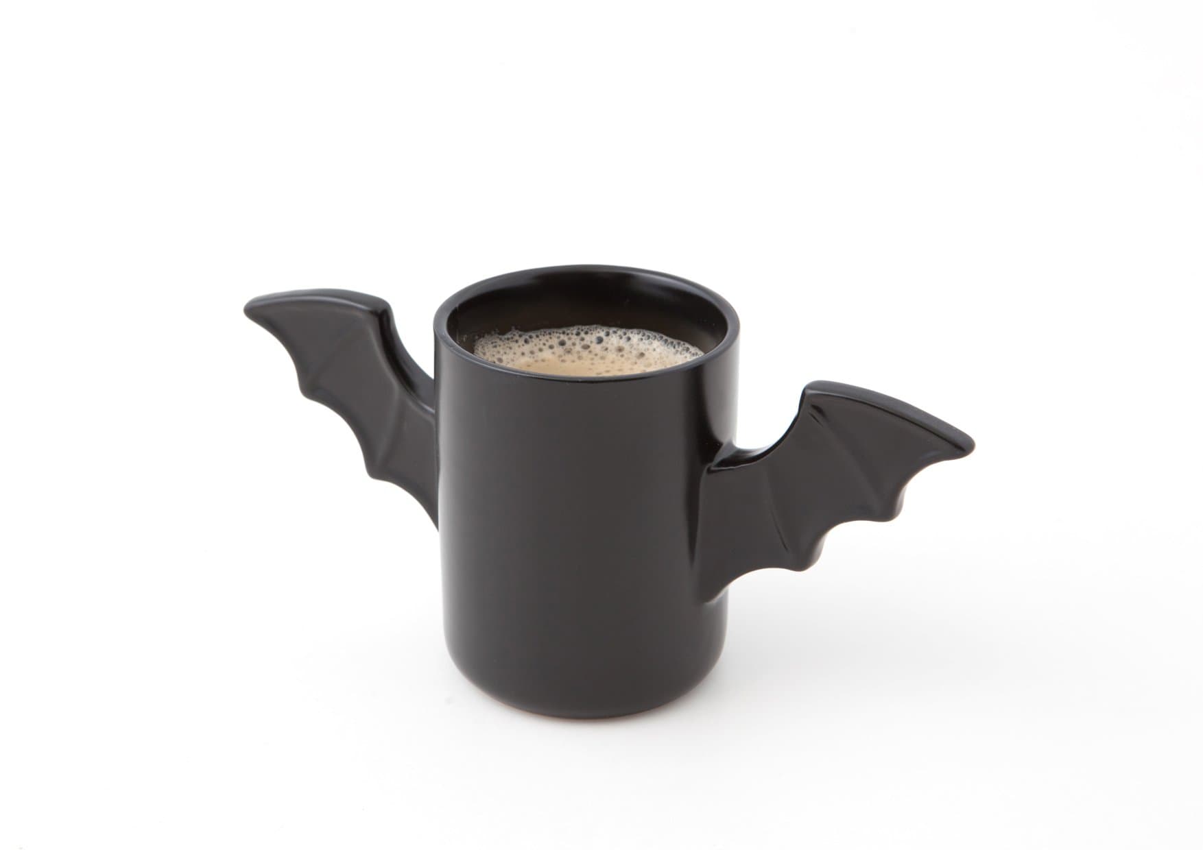 Thumbs Up Bat Mug, Black