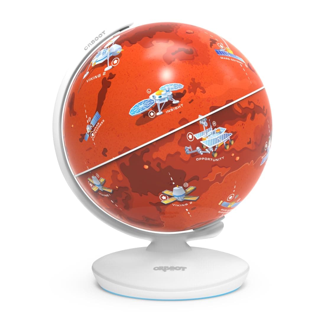 PlayShifu Interactive Science Kit - Orboot Mars (Globe + App) Explore Planet Mars | Educational Toys | Solar System Space Toys, STEM Toy & Gift for Kids Ages 6-12 Years (works with mobiles/tabs)