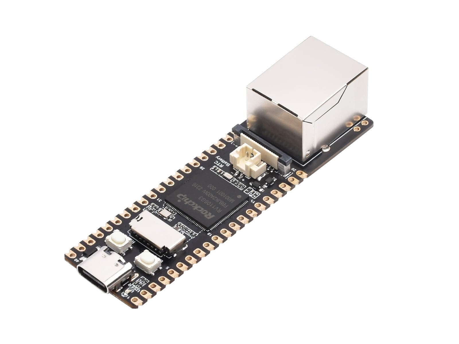 Waveshare Luckfox Pico Max RV1106 Linux Micro Development Board, Integrates ARM Cortex-A7/RISC-V MCU/NPU/ISP Processors-256MB Memory