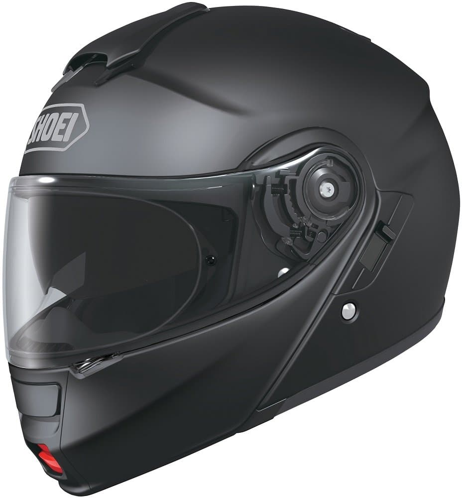 Shoei Solid Neotec Modular Motorcycle Helmet - Matte Black/X-Large
