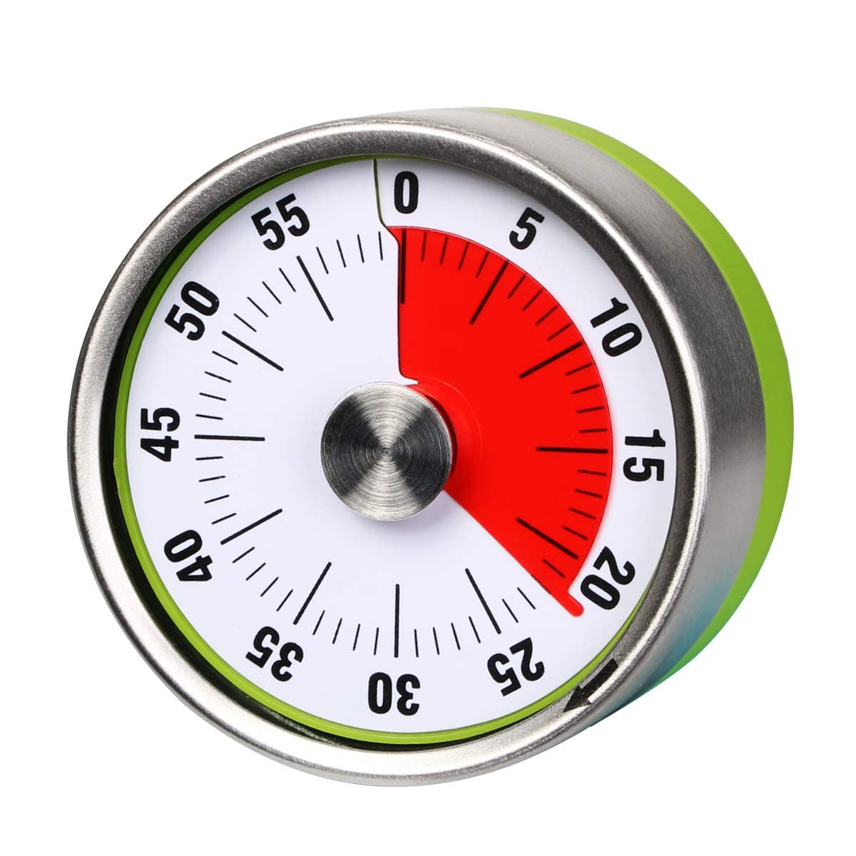 AIMILAR Small Mechanical Kitchen Timer - 60 Minute Visual Countdown Timer Magnetic with Loud Alarm for Kids and Adults Baking Cooking Steaming Barbecue