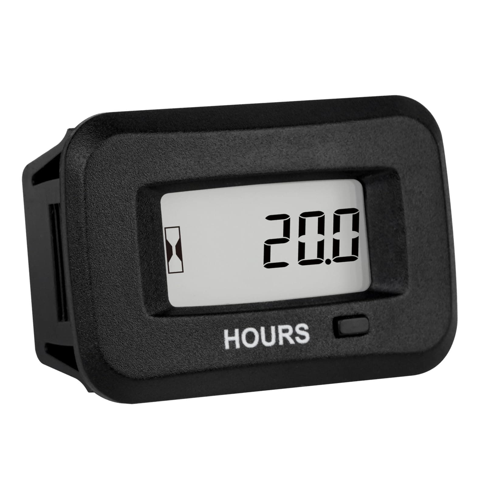 Runleader Digital LCD Hour Meter,AC/DC 5V to 277V for Lawn Mower Generator Motorcycle Golf Cart Forklift Scrubber Machine etc.