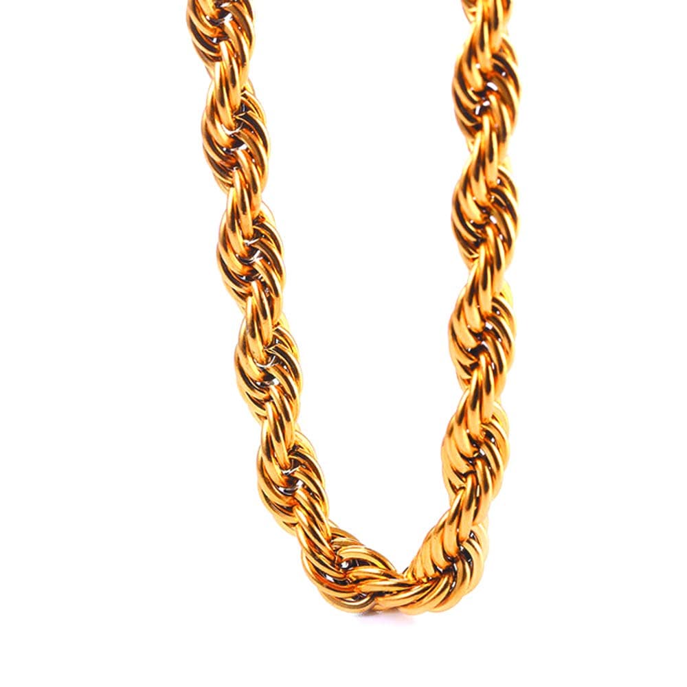 9mm Gold Rope Chain