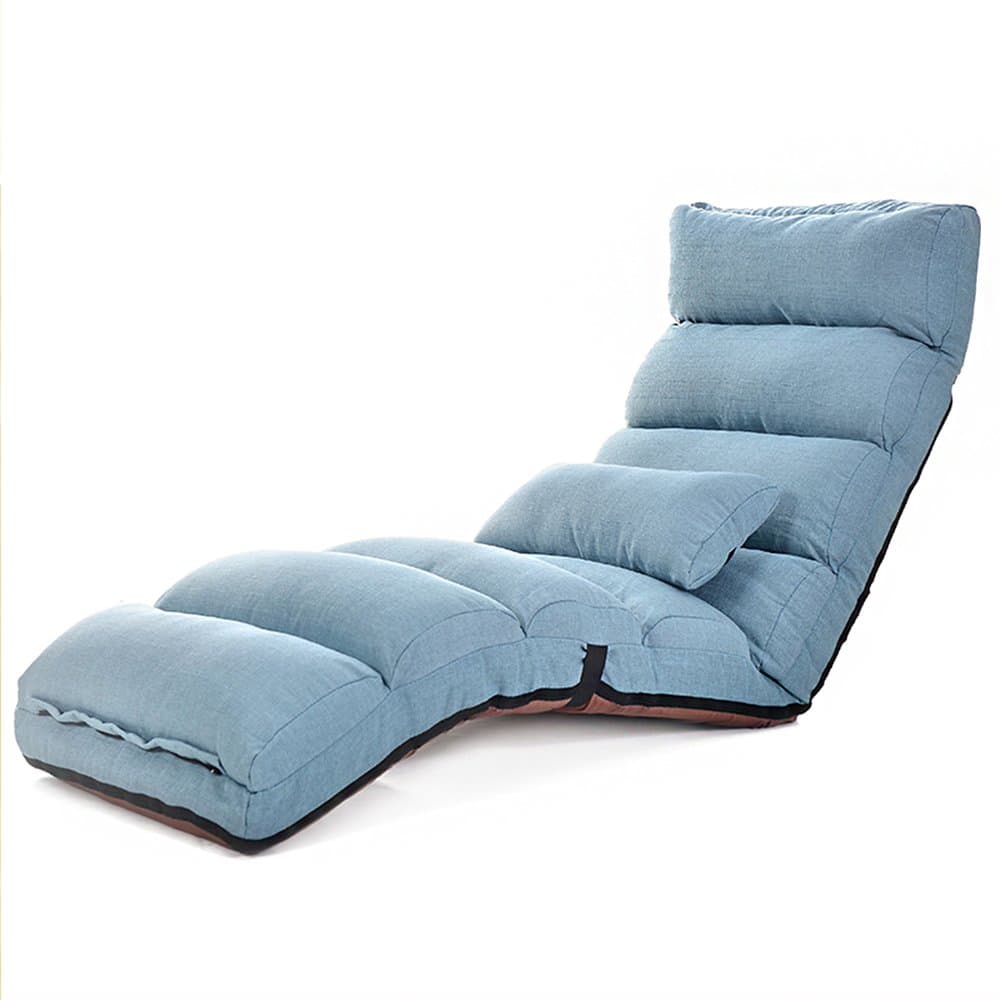 Rancross Adjustable Foldable Reclining Multi-Functional Recliner Sofa Bed Floor Seating Furniture Home Living Room Lounge Chair