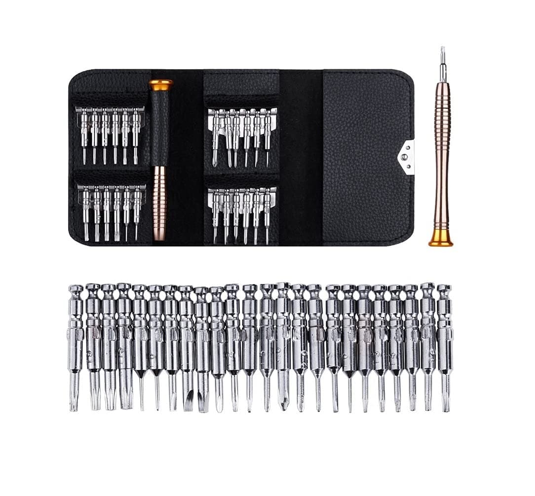 Vadda BaiVadda Bai Precision Screwdriver Set with 24 Replacement Bits Tool Kit For Home Appliance, Mobile Phone, Laptop and Computer Repairing (25 in 1 Screwdriver Set)